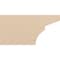 Ekena Millwork 6in. W x 8in. H x 16in. L Monterey Woodgrain TimberThane Rafter Tail, Primed Tan RFTUR06X08X16MONRCPR - alternate 3